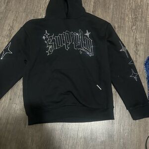 Black Graphic Hoodie